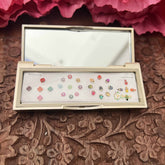 Vriksham Designer Ractangular Compact Bindi Mirror Kit-BB3571